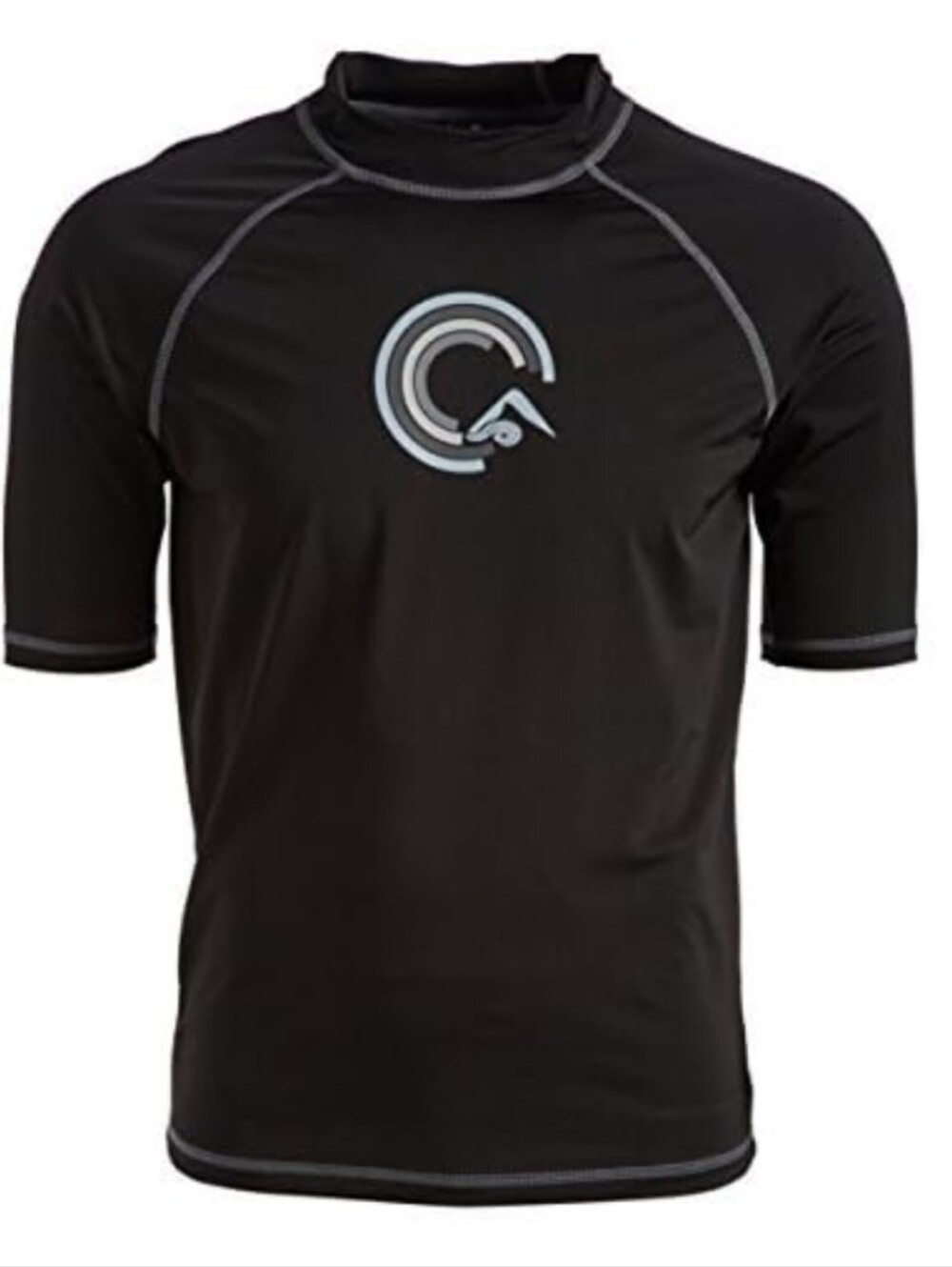 Kanu Surf Men’s Rash Guard Shirt with Short Sleeves – UPF 50+ Large NWT
